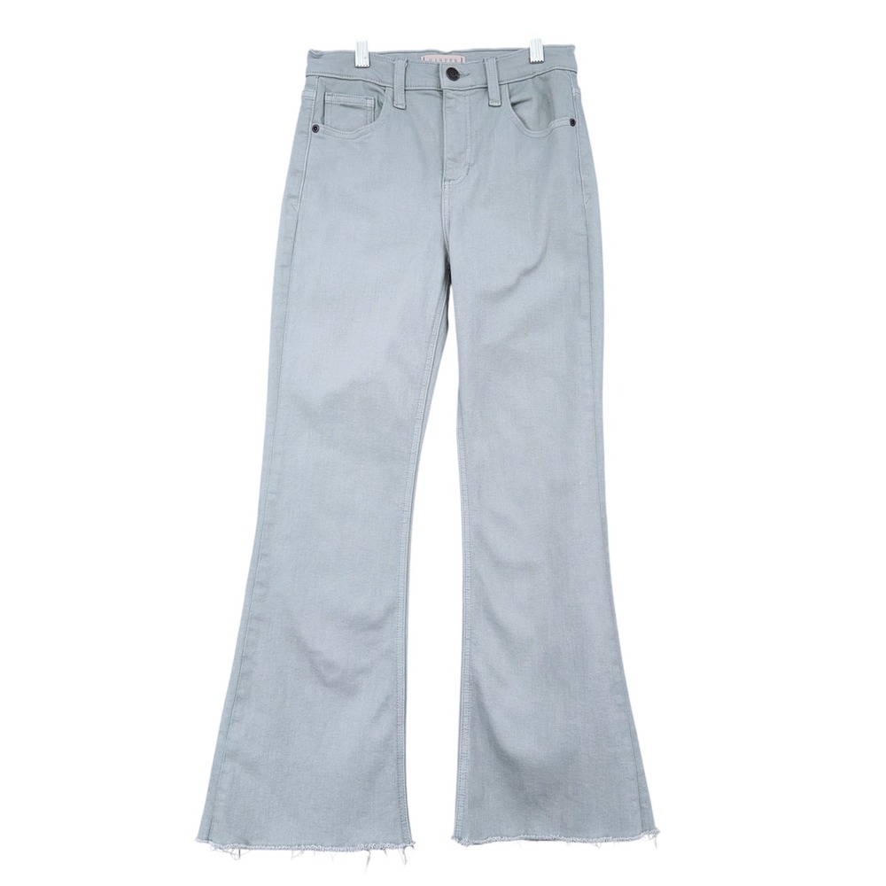 Women’s Light Blue Cropped Flare Jeans